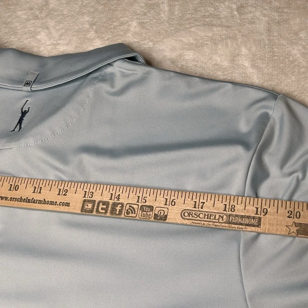 Mizzen+Main‎ Golf Polo X-Large Performance Blue Shirt Phil Mickelson Stretch